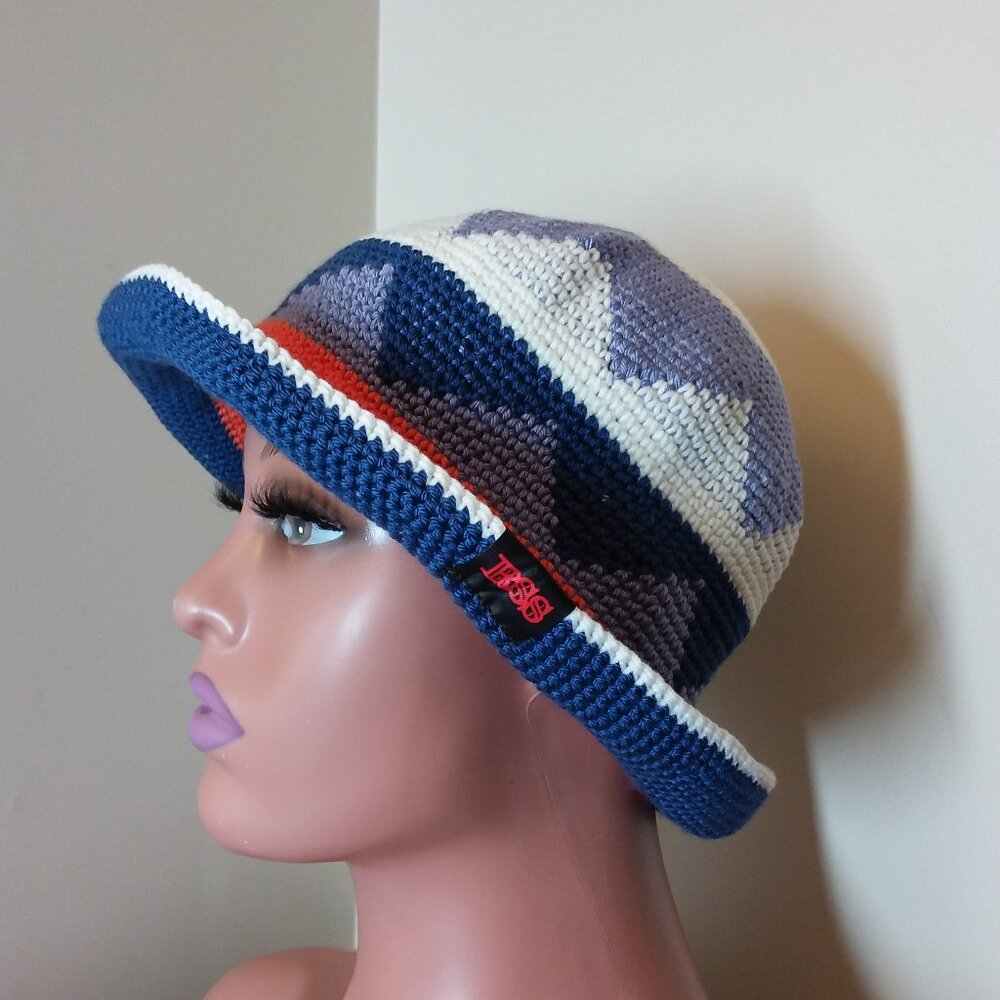 Romantic Crocheted Bucket  Hat